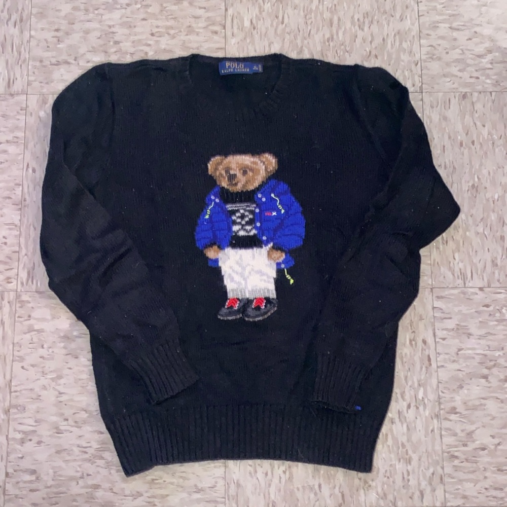 Polo By Ralph Lauren Knit RLX Bear sweater size XL
